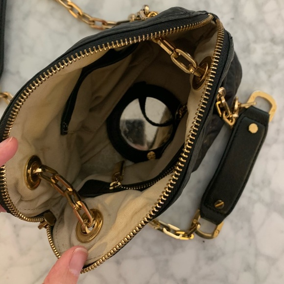 Tory Burch Mini Dena black convertible strap purse - Picture 6 of 16